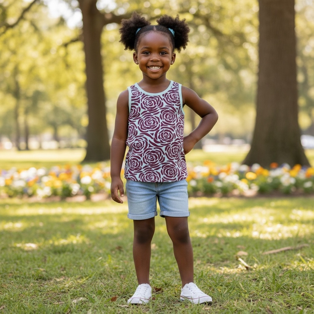 TANK Vintage Old Navy Print Tank Top